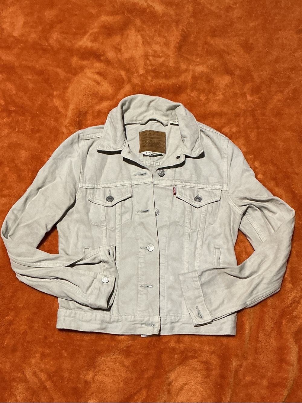 Levi's Women's Light Gray Trucker Denim Jacket